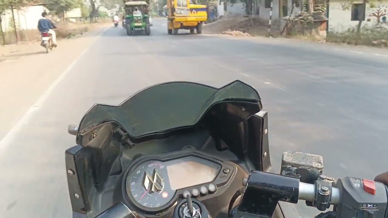 Village ride today pulser 220..bike pickup 