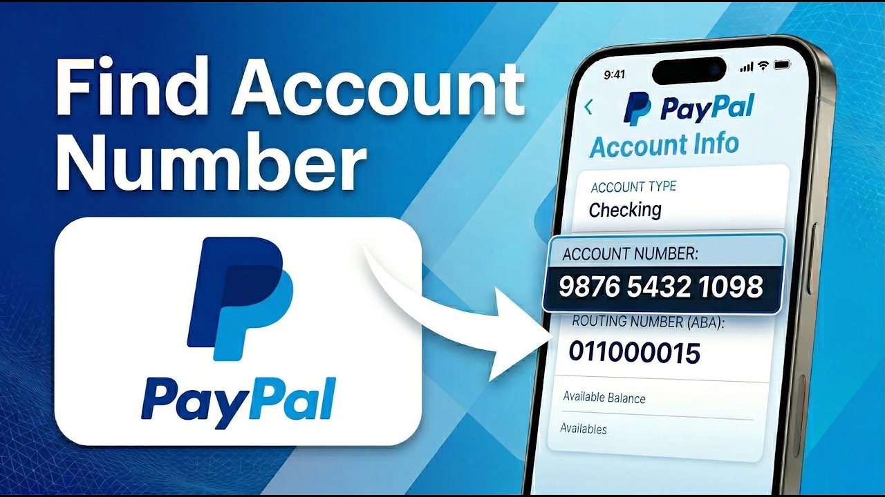 Как найти номер счета PayPal (2026)