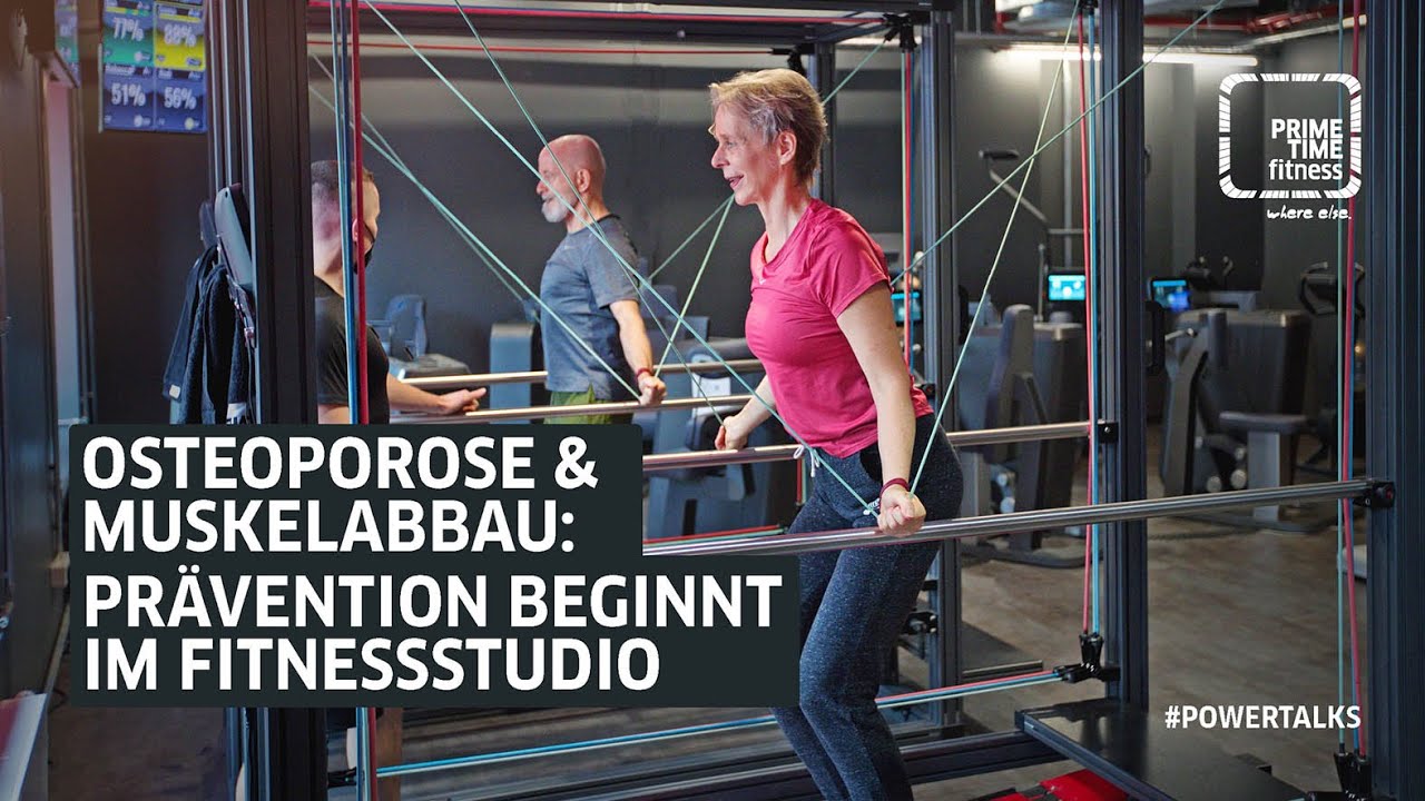 Osteoporose und Muskelabbau: Prävention beginnt im Fitnessstudio