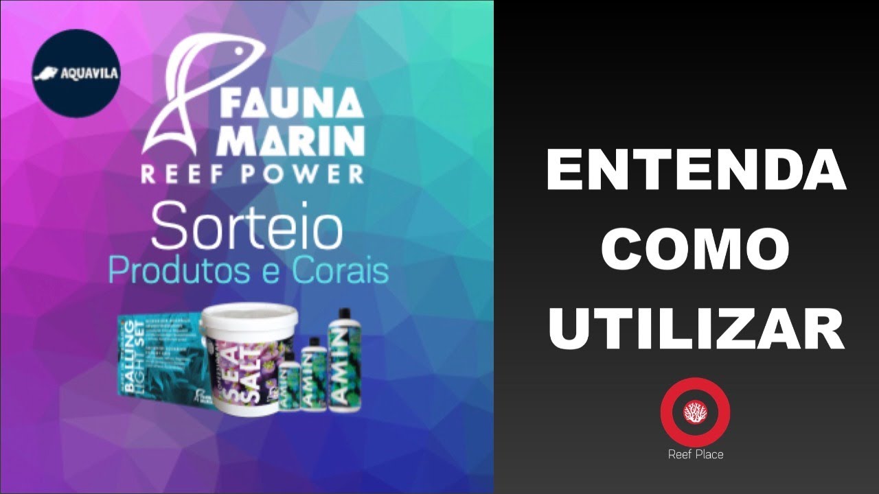 ENTENDA COMO UTILIZAR - FAUNA MARIN - SORTEIO