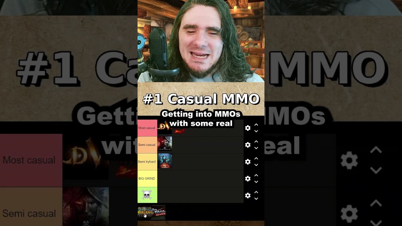 BEST MMORPGS for Casual Players - mmorpg tier list #shorts