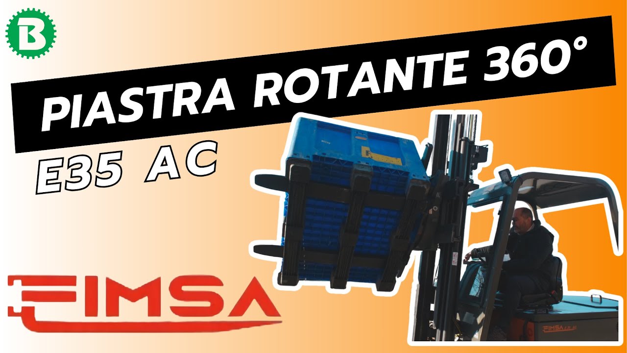 Carrello elevatore Fimsa con piastra rotante 360
