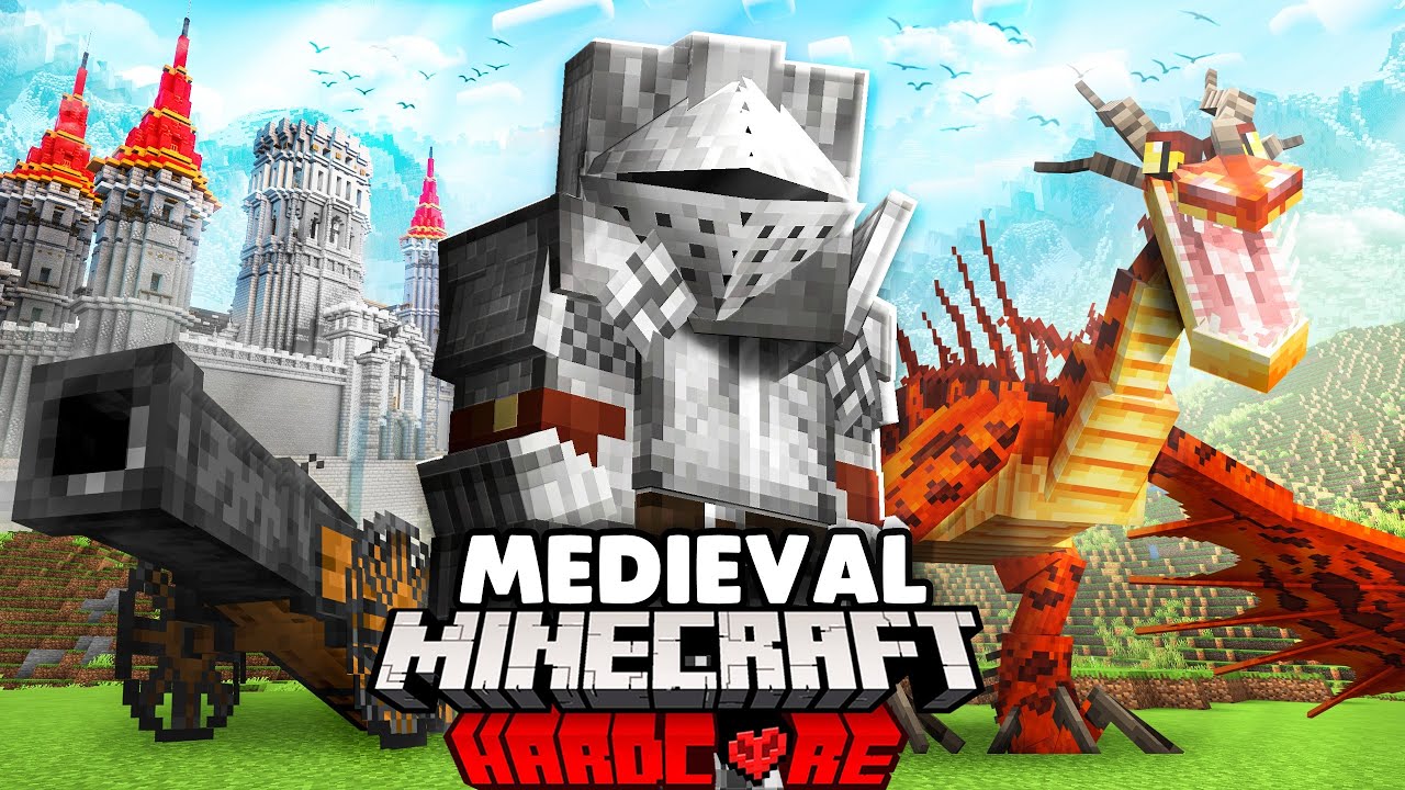 I Survived 100 Days in MEDIEVAL Minecraft Hardcore!