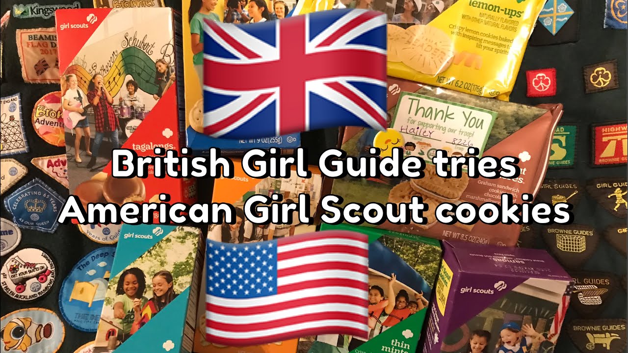 British Girl Guide tries American Girl Scout cookies for the first time