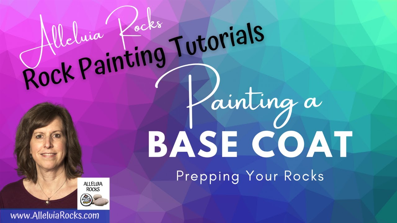 Painting a Base Coat on Rocks: Prepping Your Rocks