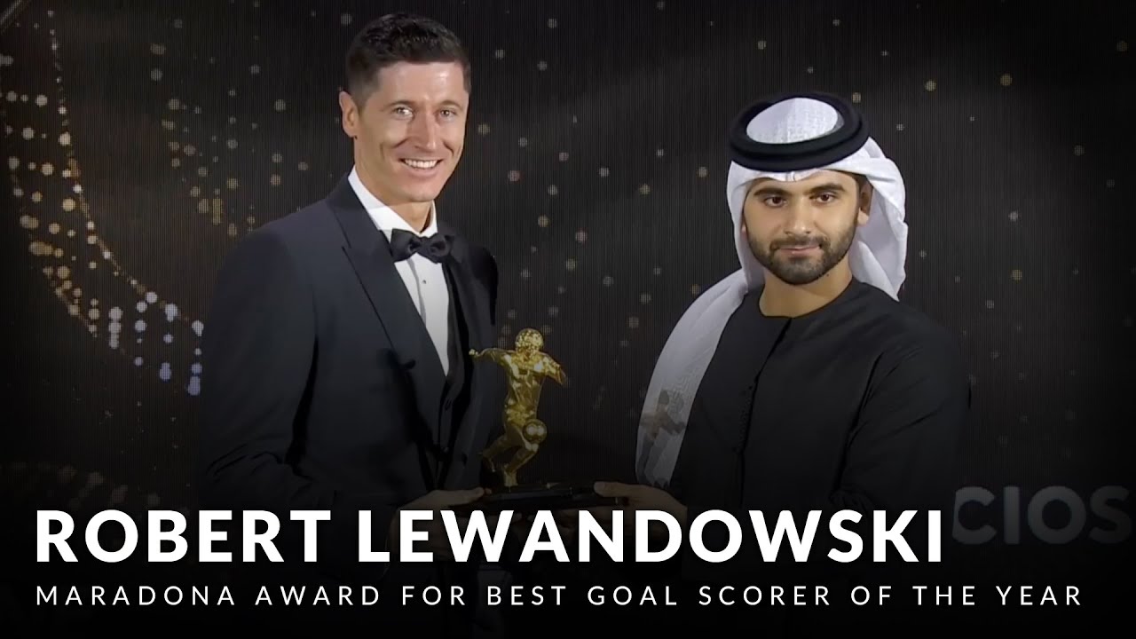 Robert Lewandowski awarded Maradona Award 