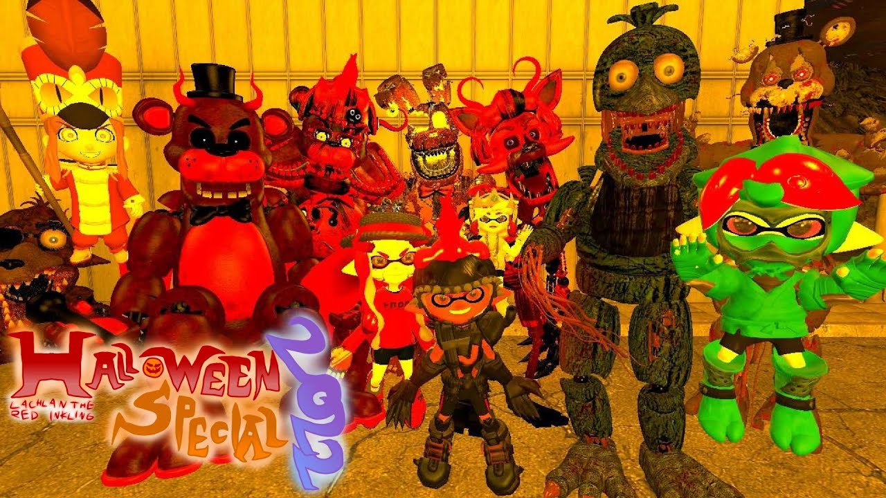 (GMOD/FNAF/SPLATOON) This Is Halloween Ultimate Mashup Remix