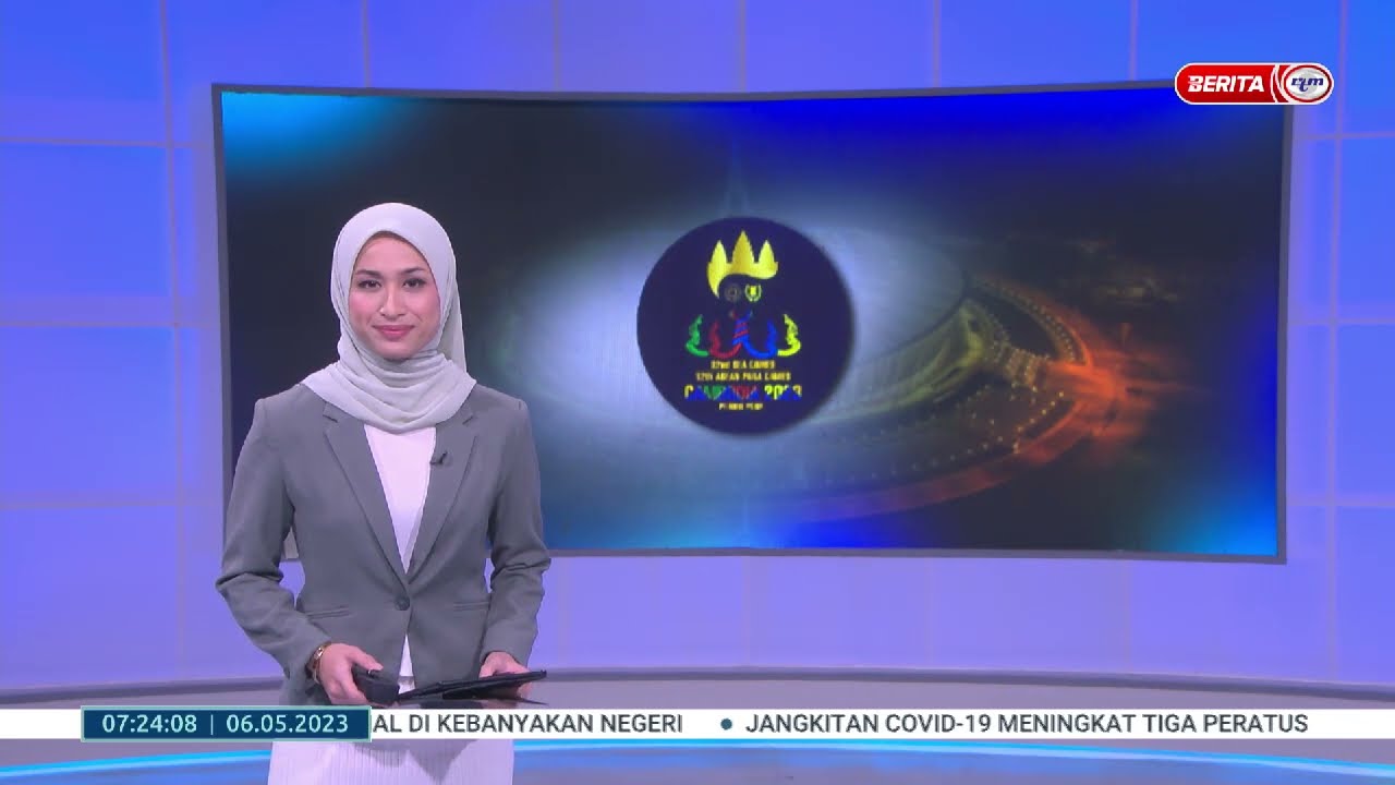 6 MEI 2023 &ndash; BERITA PAGI &ndash; KONTINJEN MALAYSIA TAMPIL BERGAYA DENGAN BUSANA BATIK BIRU