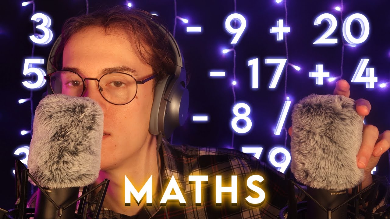 ASMR | You WILL Fall Asleep To These Eyes Closed Maths Questions!