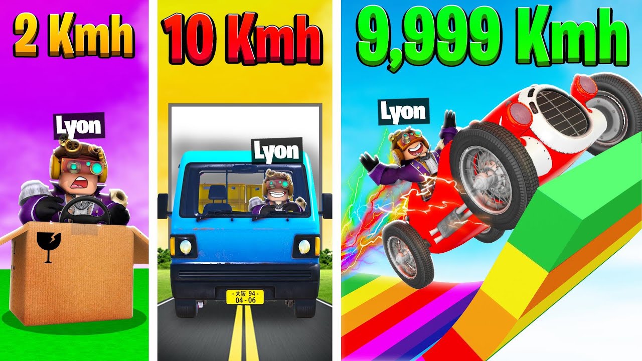 LANCIO LE AUTO PIÙ VELOCI DI ROBLOX! 2,631,928 KM/H