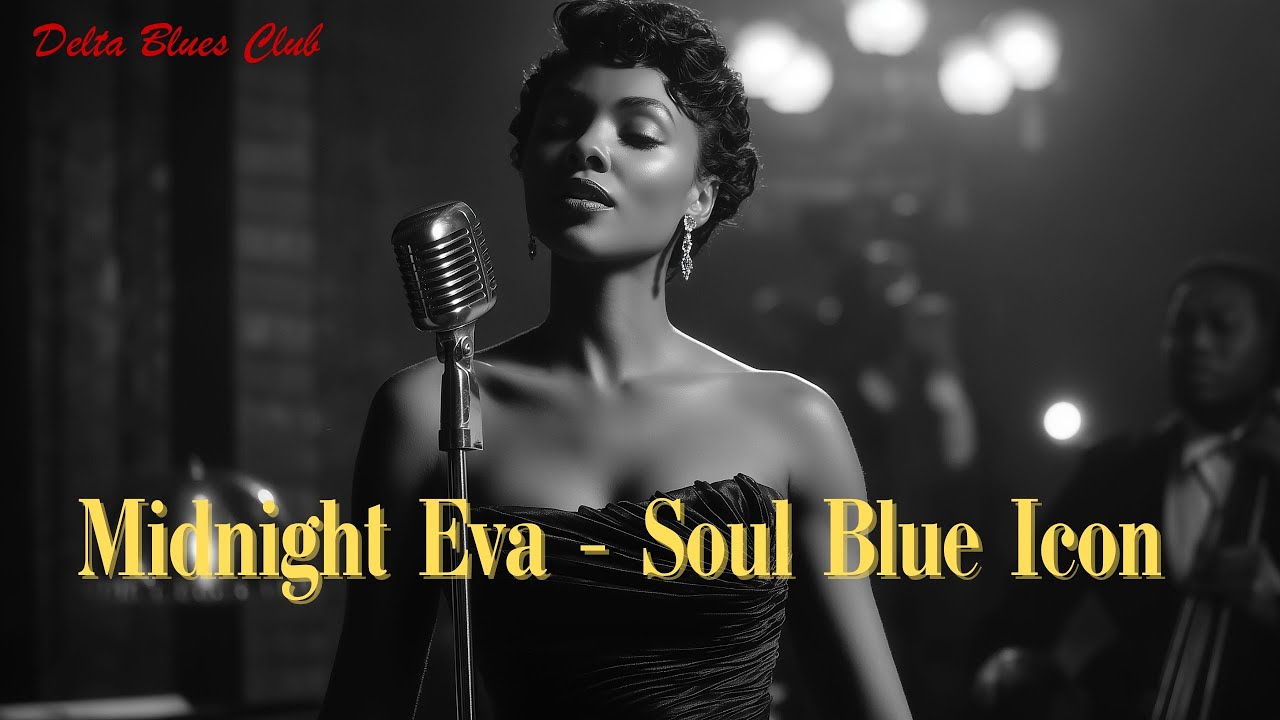 Midnight Eva – Velvet Snow Reflections (1950 Style) | Smooth & Intimate | Timeless Winter Blues