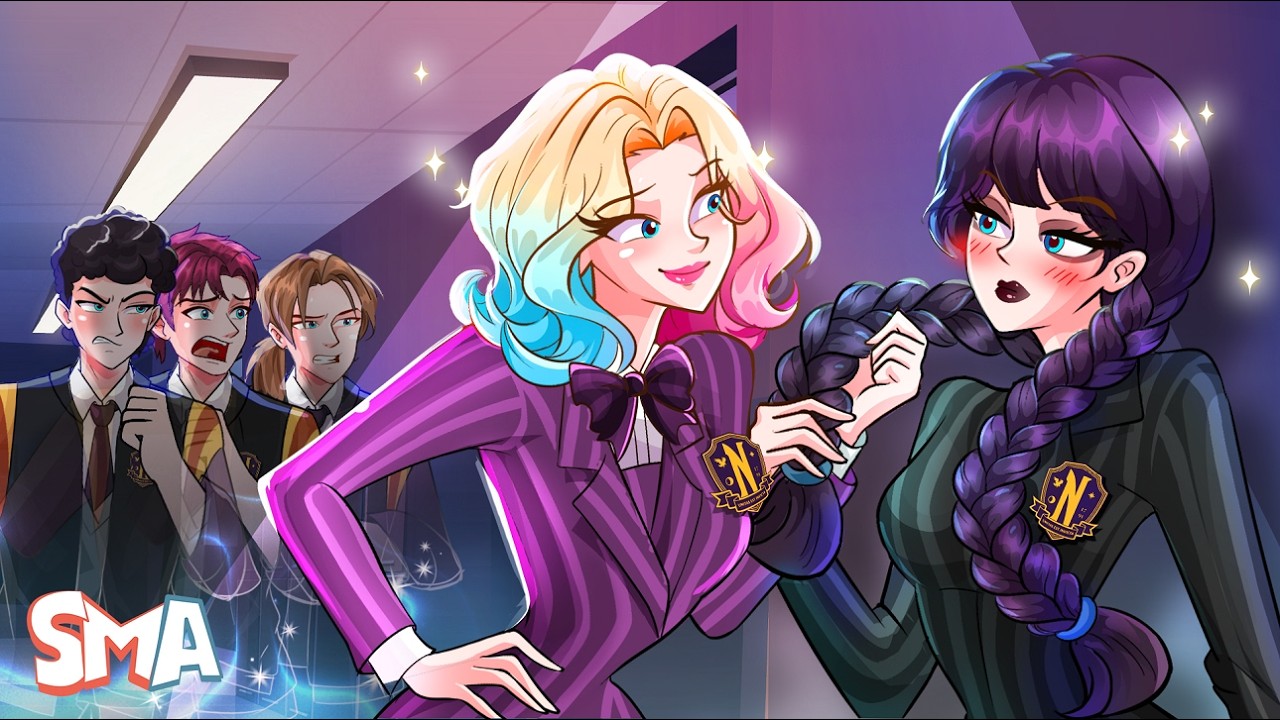 Wednesday Chose ME Over Xavier and Tyler!  | DiaryTales Animated