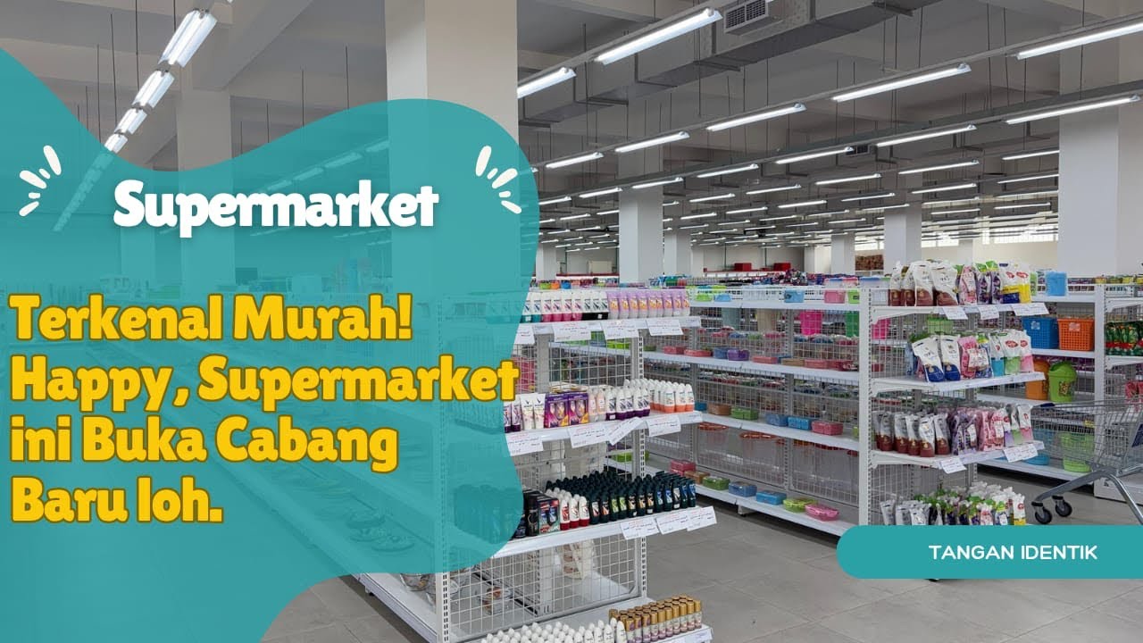 Baru aja opening! Supermarket ini tetap menawarakan barang murah dengan kualitas mewah!