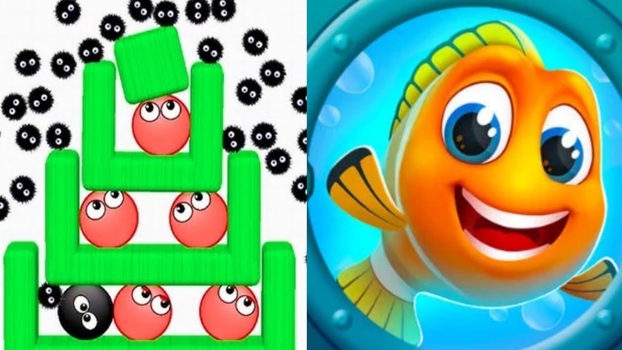 Hide Ball Brain Vs Save The Fish Gameplay Walkthrough Challenge Double Epic Battle Merge!