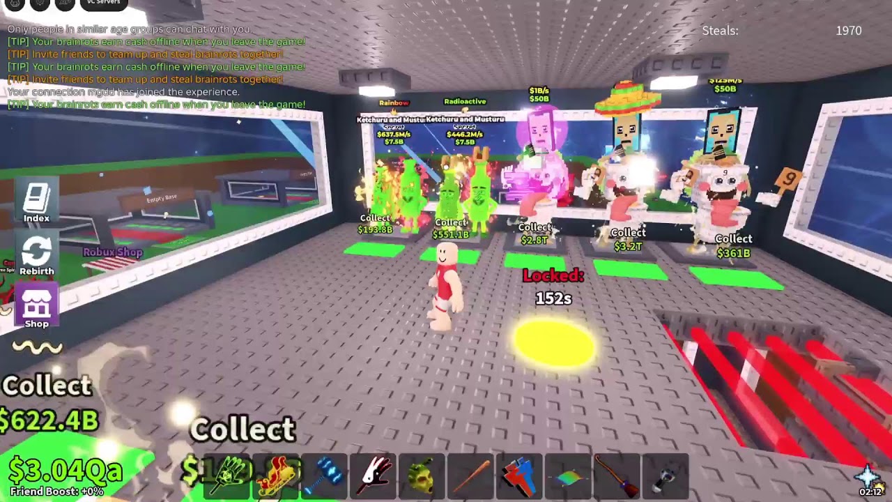 Steal a brainrot trading