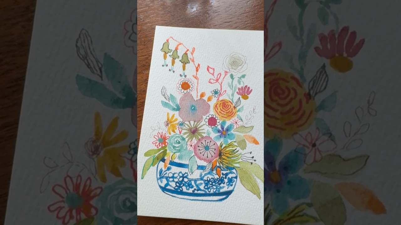 Mixed media with a little imagination! 