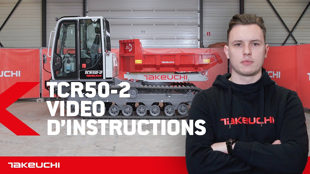 Takeuchi TCR50-2 | INSTRUCTION FRANÇAIS | Takeuchi Benelux