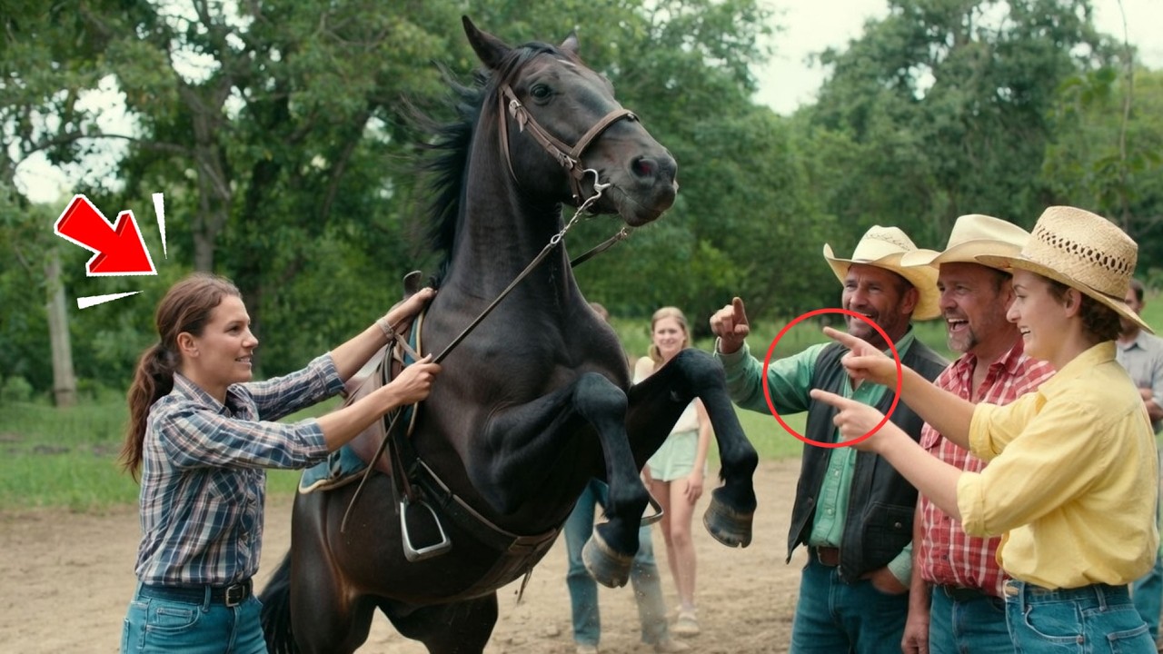 😲👉SIE LACHTEN ALS SIE SAGTE SIE WÜRDE DAS PFERD DES BAUERN ZÄHMEN 👍🔔📢
