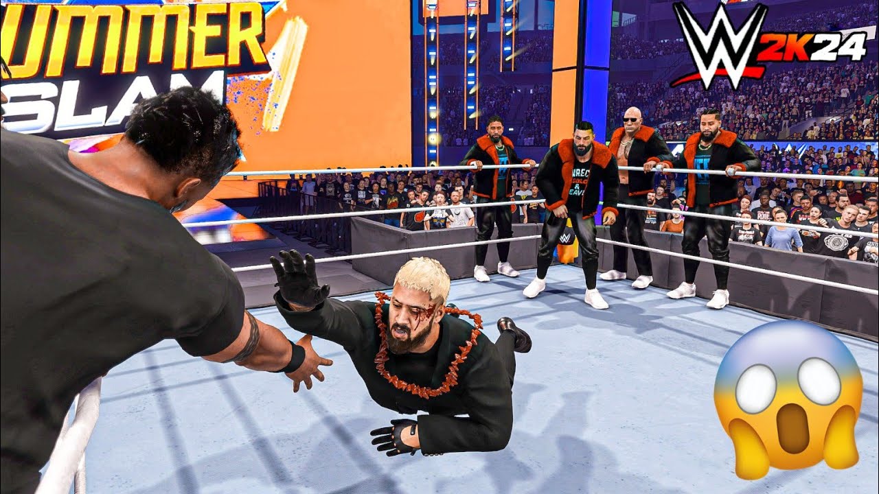 The OG Bloodline vs The New Bloodline - WWE 2K24 Gameplay