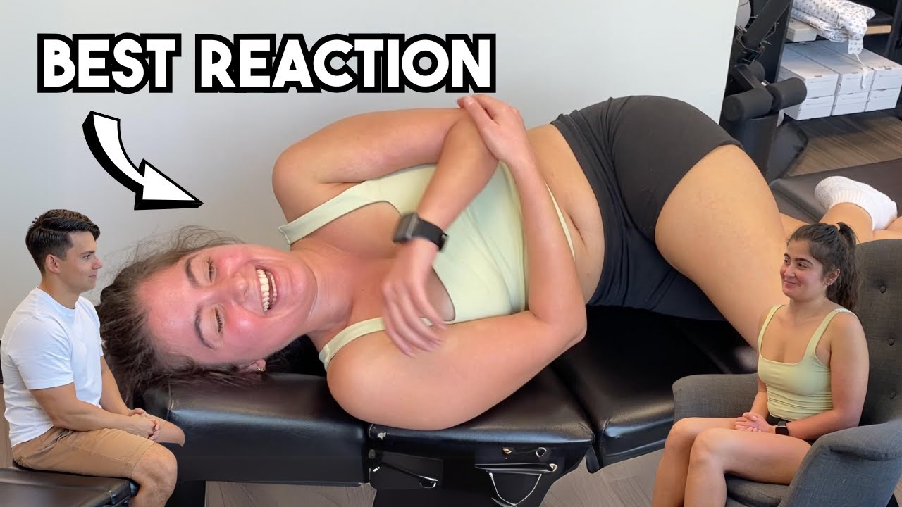 Incorrect form left her in PAIN  - Chiropractic Treatment & Cracks for Low Back Pain