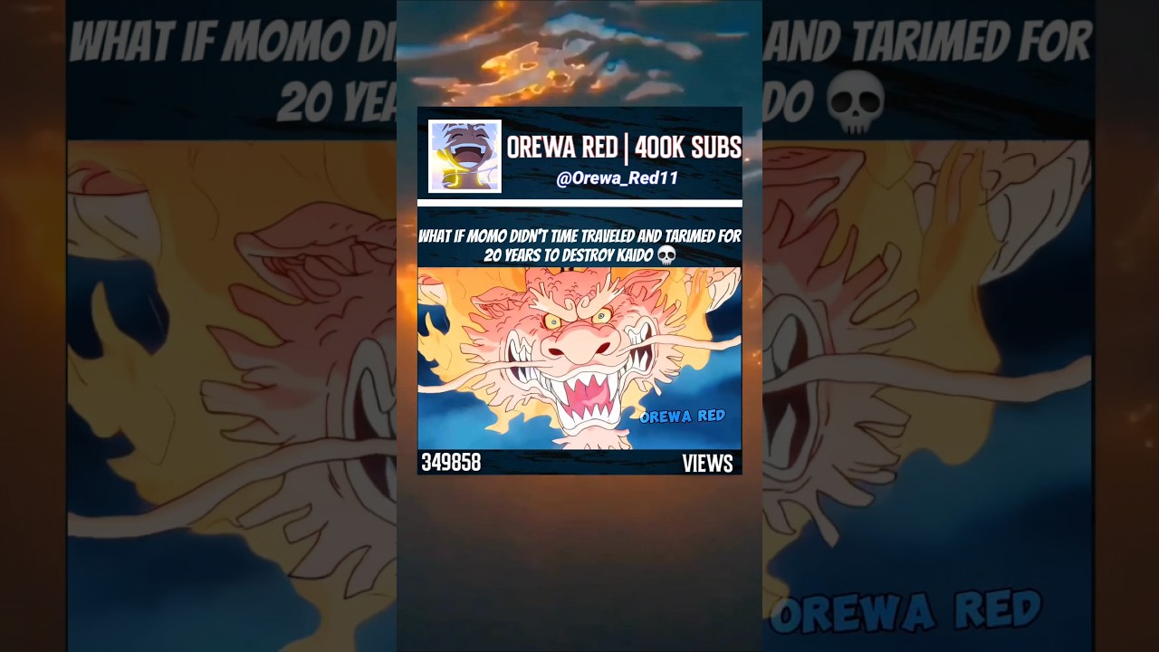 Trained momo can cook kaido 💀 
