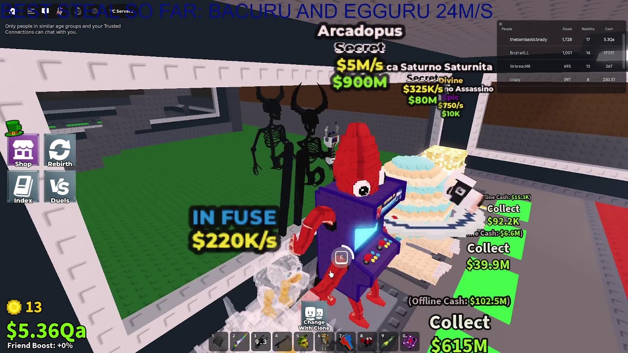 going in public servers and stealing BRAINROTSSSS!!!!!!!!!! part 10