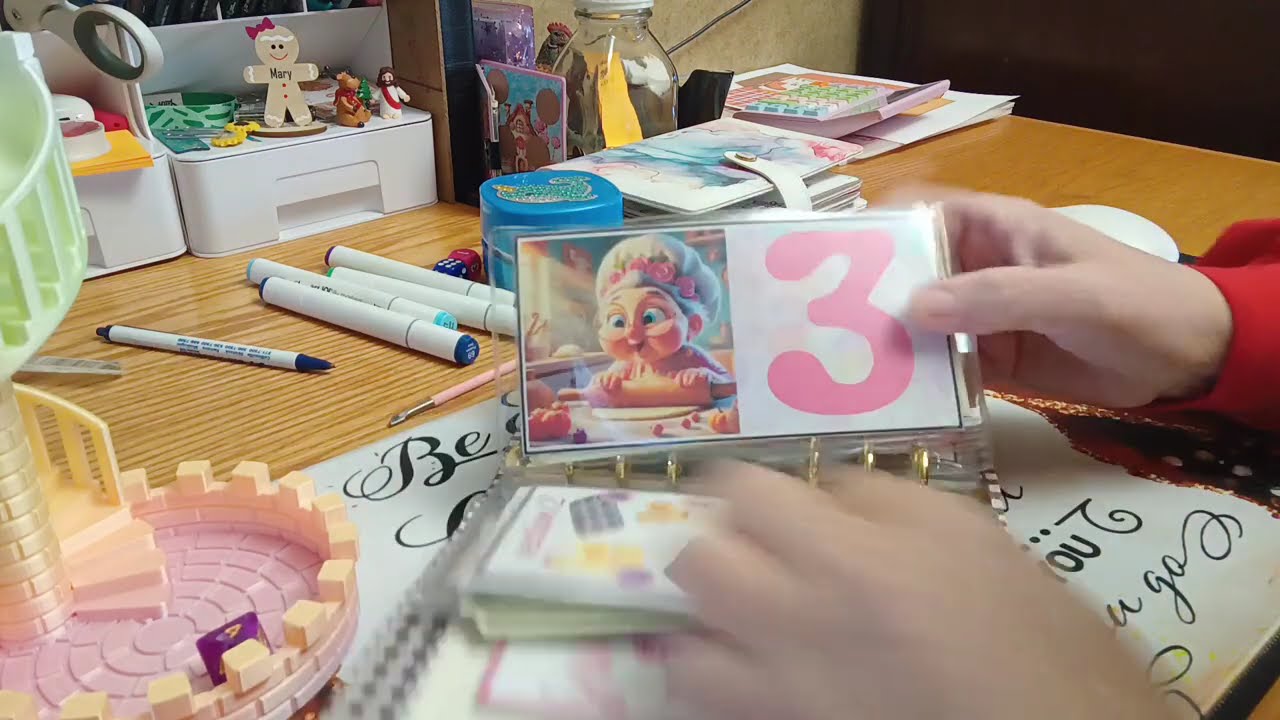 Saving in some cute Savings books.