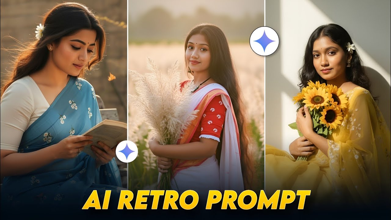 Instagram Trending Retro Photo Edit Prompt |Gemini AI Retro Style Viral Photo Editing