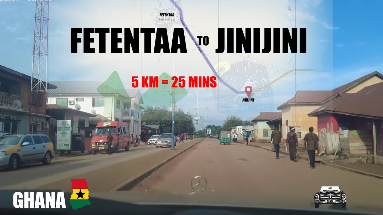 Fetenta to Jinijini Road Travel in Ghana