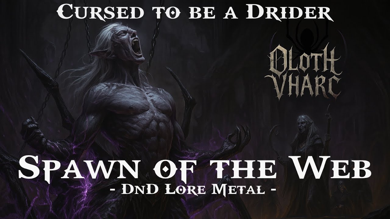 Spawn of the Web (Cursed to be a Drider - DnD Lore Metal)