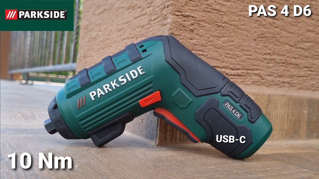 10 Нм ??? Маленькая аккумуляторная отвертка. Parkside PAS 4 D6.