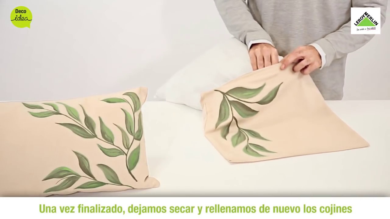 Cómo pintar y personalizar tus cojines | LEROY MERLIN