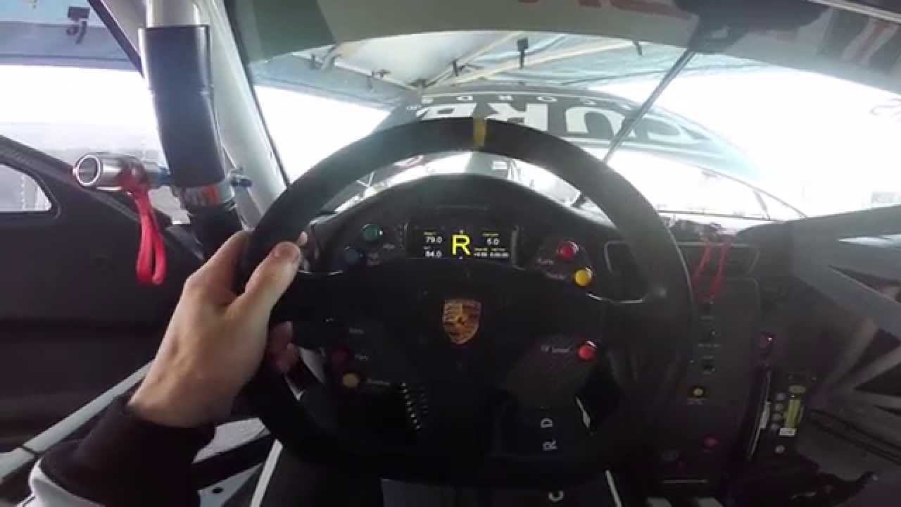 GoPro: 2014 Porsche 911 GT3 Cup Steering Wheel Explained - Michael Lewis