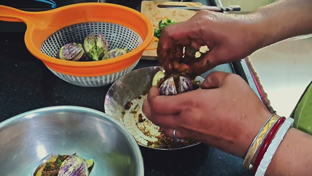 बैंगन का मसाला 🤤😋👌