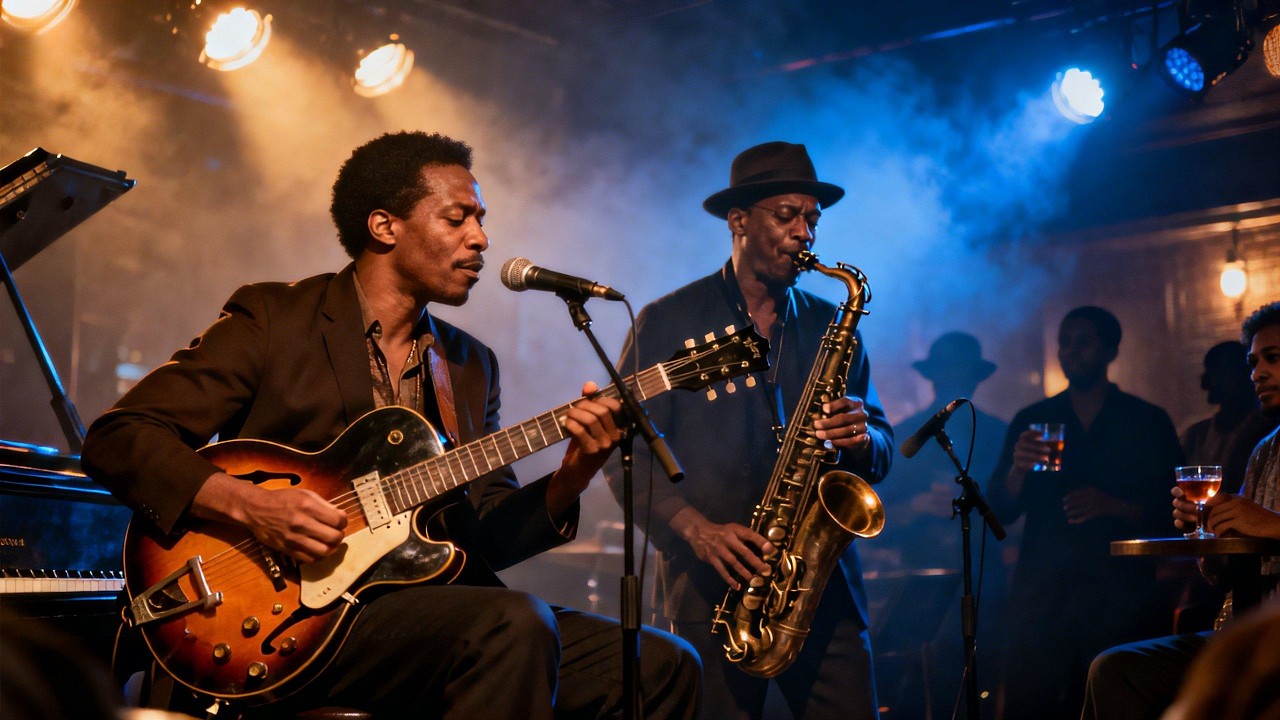 Soulful Blues Groove – Guitar & Tenor Sax Jam Session