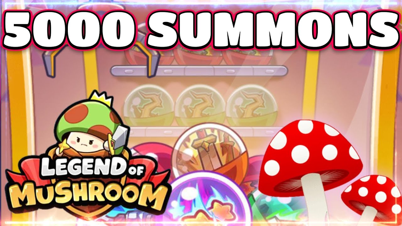 SKILL & PAL SUMMONS! Legend Of Mushroom