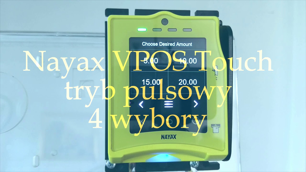 Nayax VPOS Touch pulsowy wybory