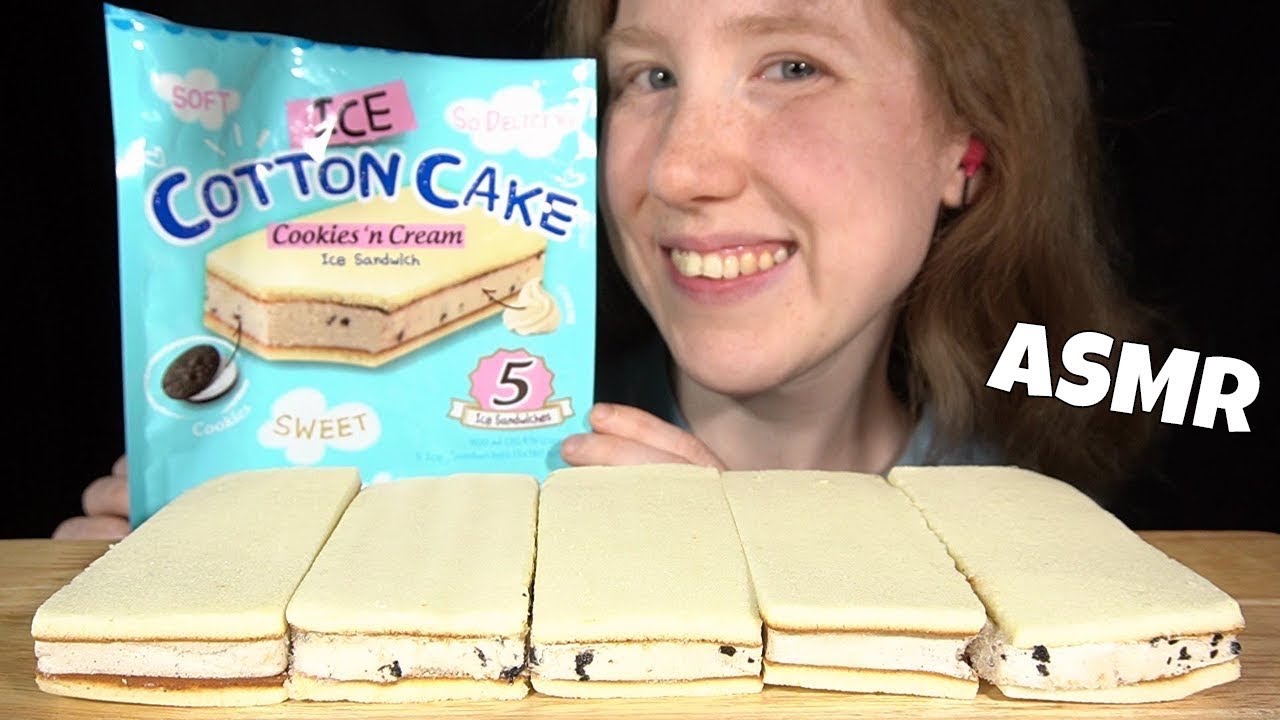 ASMR KOREAN ICE CREAM SANDWICHES MUKBANG (No Talking) EATING SOUNDS