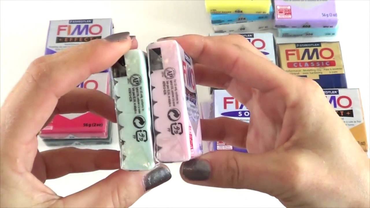 ► [ TUTO ] Présentation pain de Fimo Classic Soft et Effect