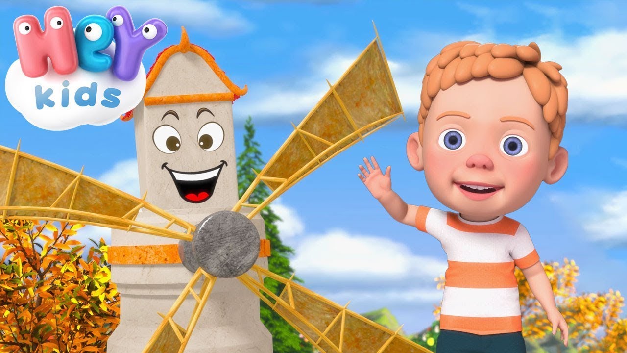Vrti se maleni mlin 🎵 Pesme za bebe na Srpskom - HeyKids