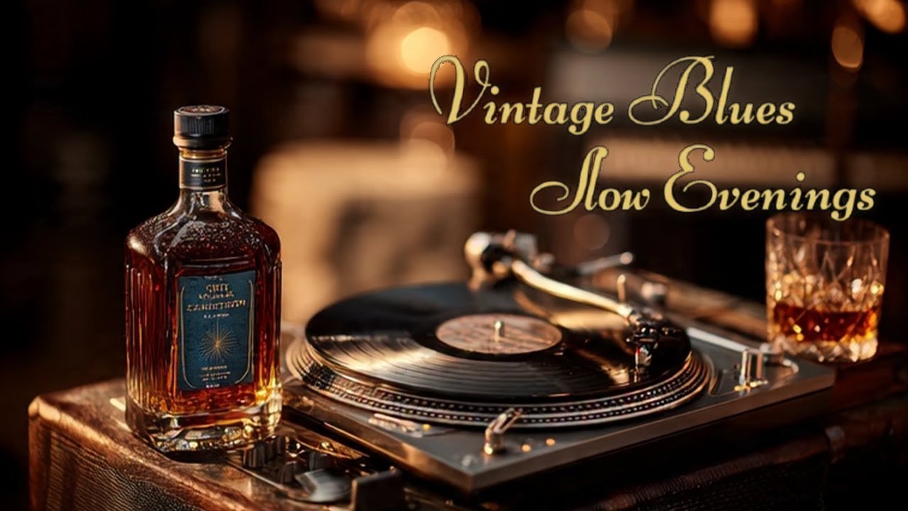 Vintage Blues Vinyl | Whiskey Lounge Music for Relaxation & Slow Evenings, Whiskey Night Blues