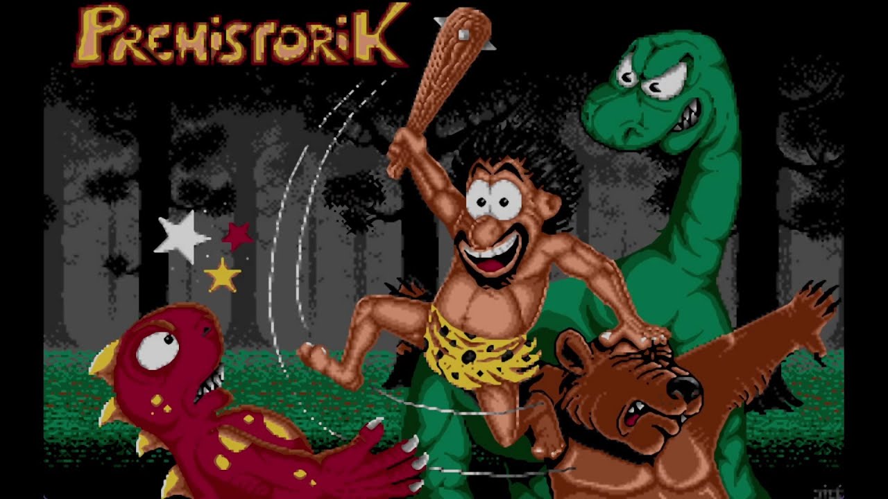 DOS Gameplay - Prehistorik 1 (1991)