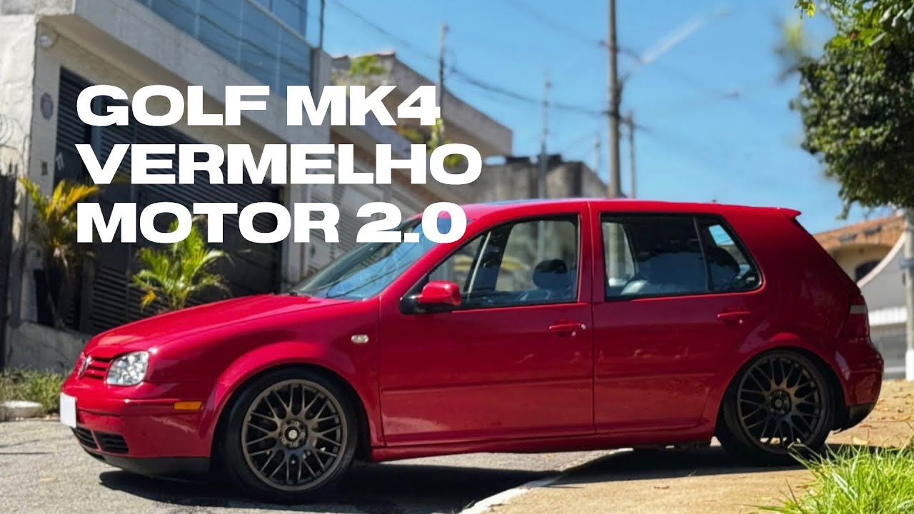 Golf Mk4 Vermelho Motor 2.0 Teto Solar