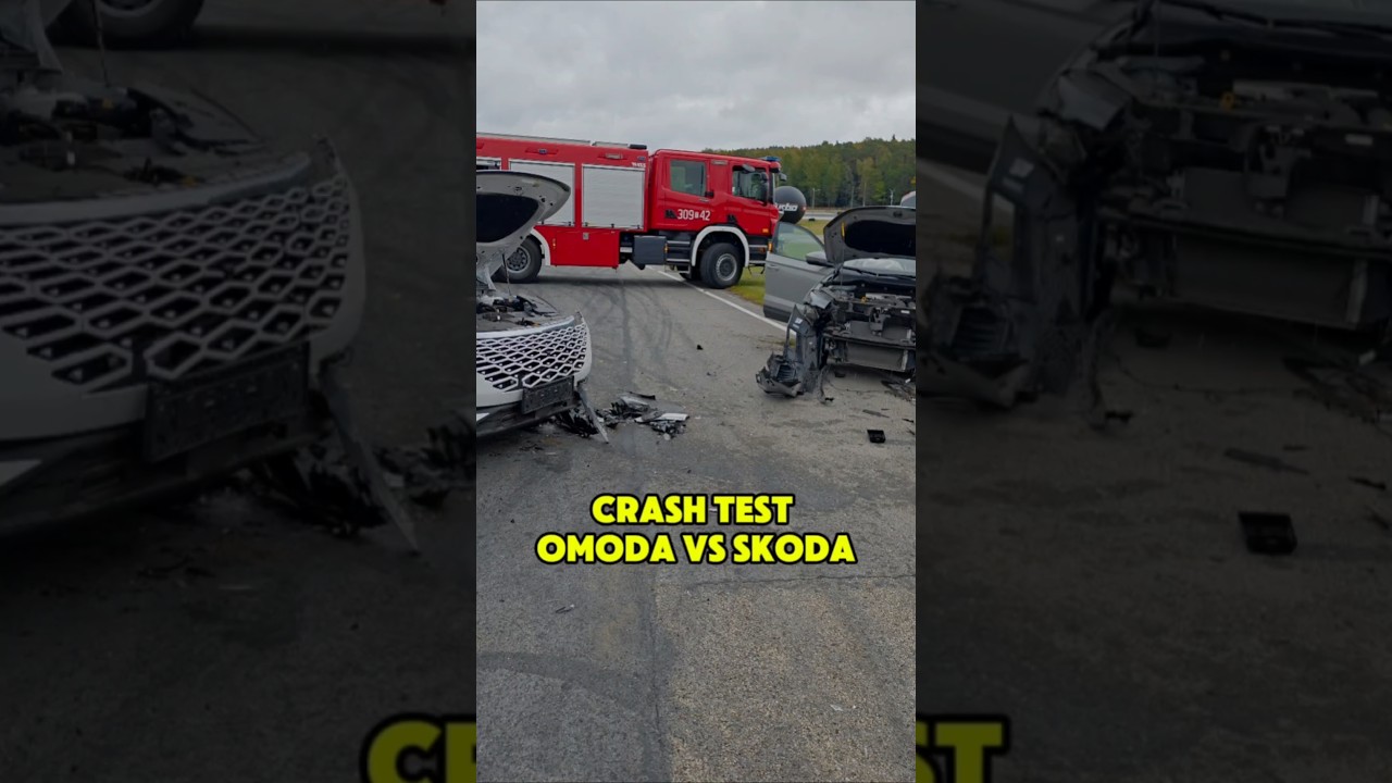 Zderzenie SKODA vs OMODA