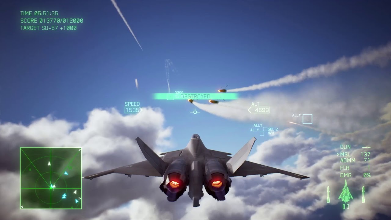 Ace Combat 7: ADMM (All Directional Multipurpose Missile) Guide, Tips w/ Examples