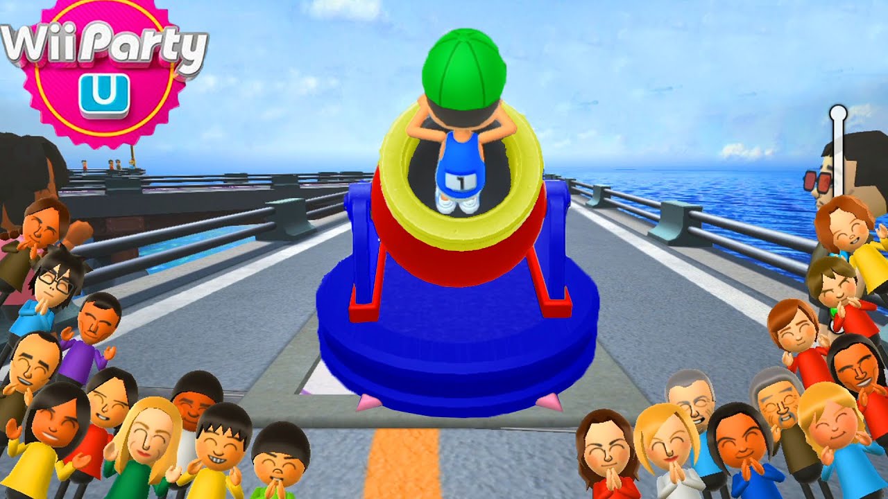 Wii Party U Highway Rollers - Mr.Potato Vs Sophia Vs Steven Vs Mizuho (Expert Difficulty)