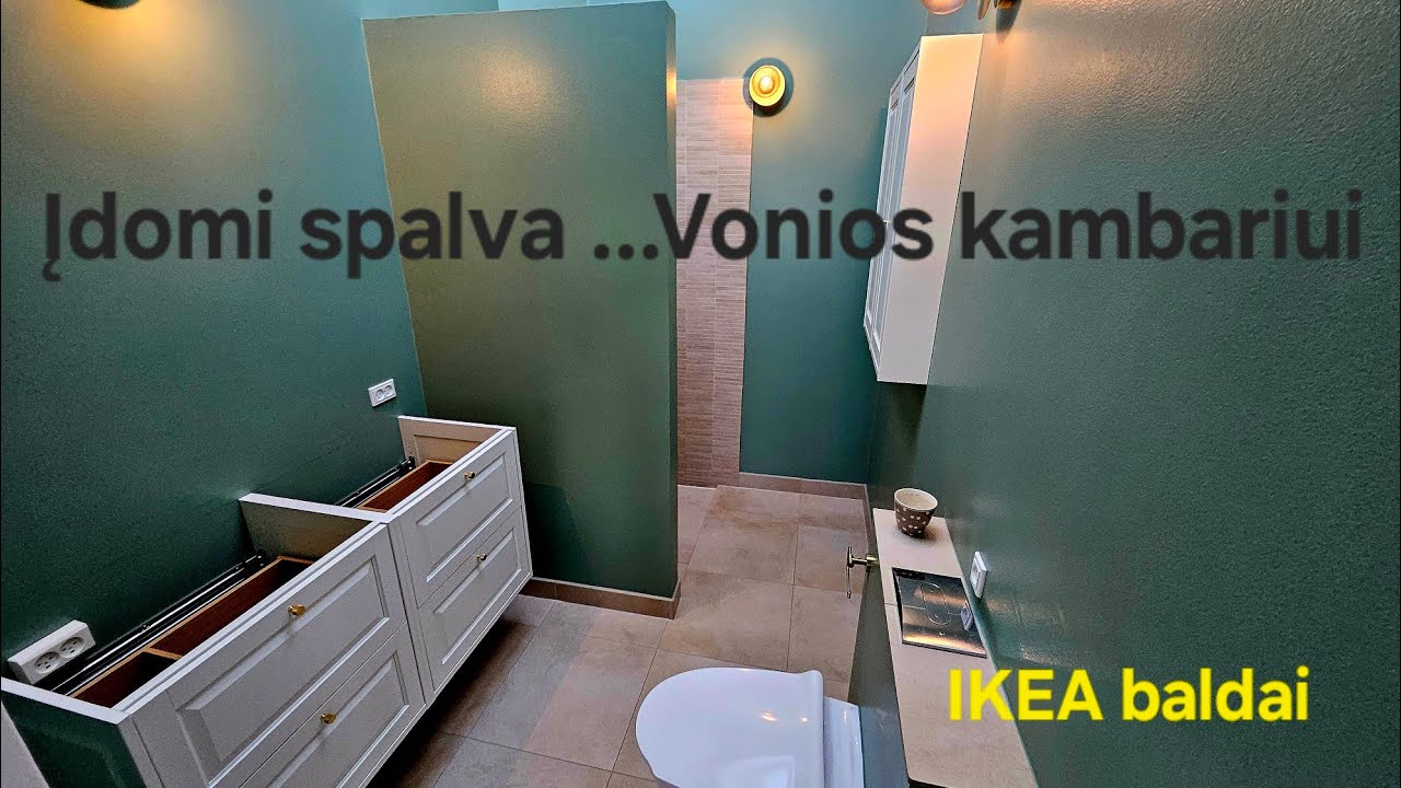Vonia padaryta. IKEA baldai tobulėja. Greitas surinkimas. Žiema nesitraukia. Ilgiuosiu žvejybos🤪