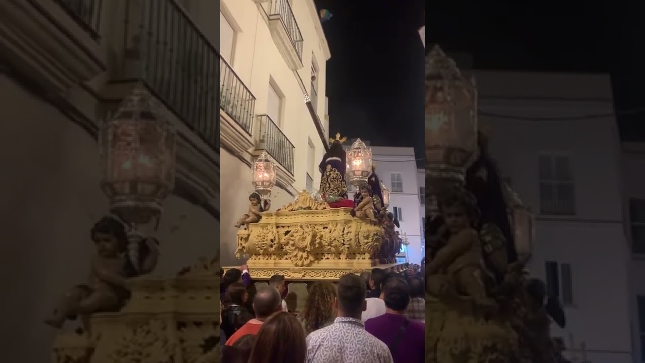 Magna de Cádiz 2022. Nazareno de Santa María recogida. Marcha: Nazareno gitano
