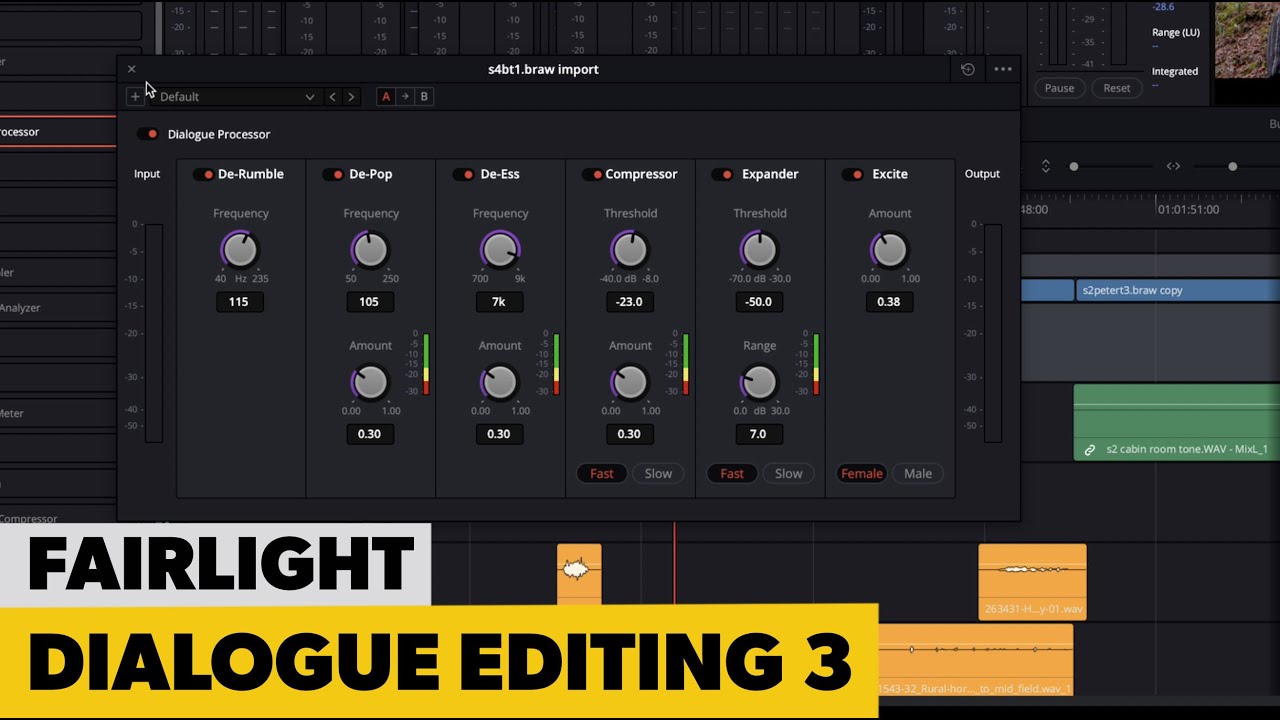 Dialogue Part 3 | Dialogue Processor, Noise Reduction & Voice Isolation