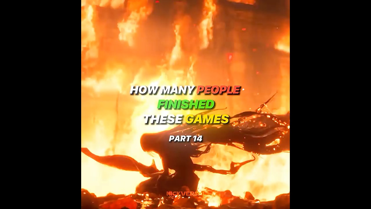 HOW MANY PEOPLE FINISHED THESE GAMES #gaming #games #ps5 #ps4  #editing #shorts